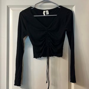 Black Crop Top